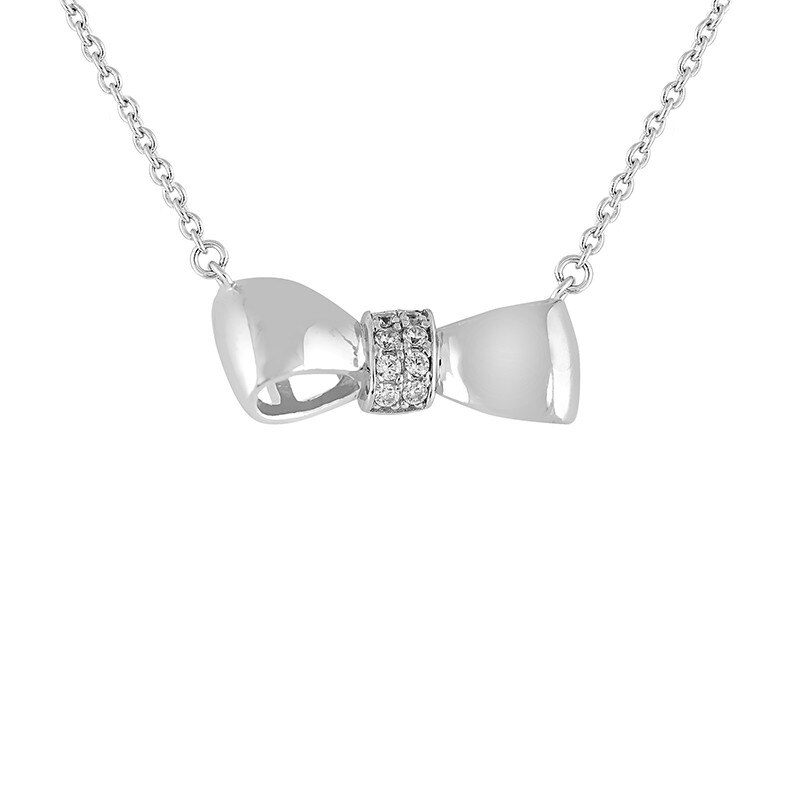 Pandantiv cu Lant Carla M* Argint 925 CZ O33411W