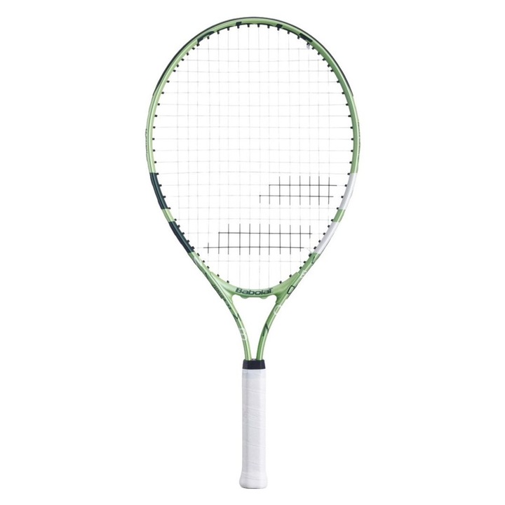 Racheta tenis Babolat Wimbledon, 21 inch, verde, pentru copii 5-7 ani, greutate 190g