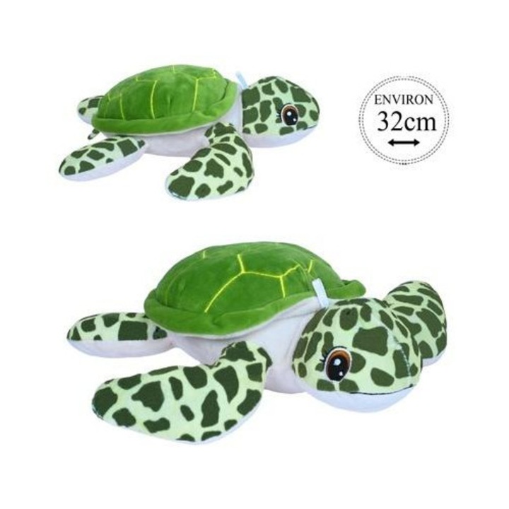 Plüssjáték, CIUCIUBABKA, teknős, 32 cm