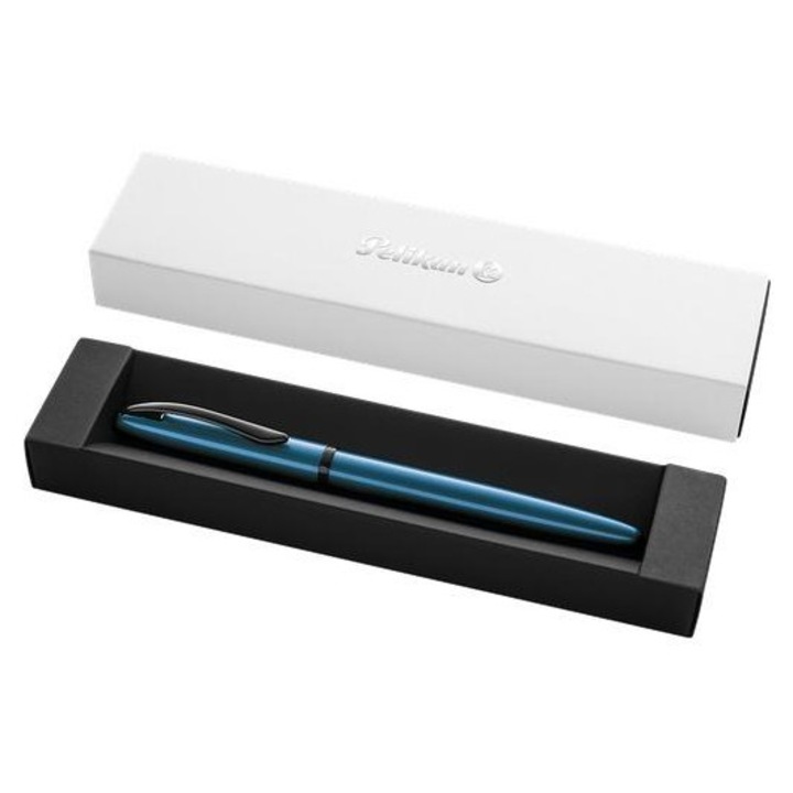 Химикалка Pelikan Jazz Noble Elegance Aqua, метал, рециклируема, с капачка