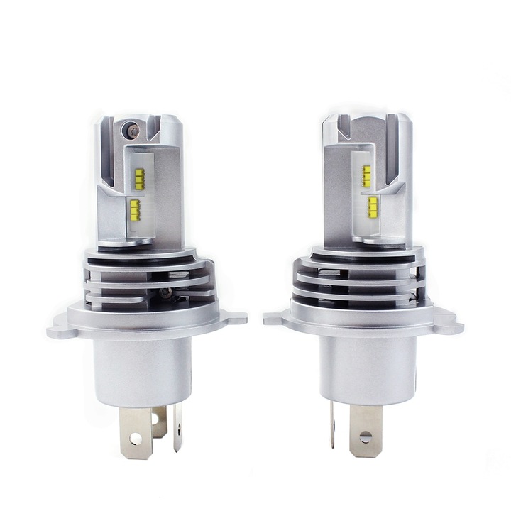 LED izzók H4 Leccik, M3, 5000LM, 6500K, 50W, 12V-24V, 2 darab