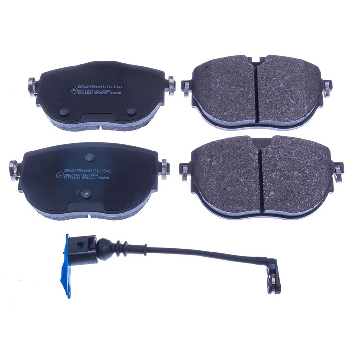 Denckermann fékbetétek, 17,9x135,7x72mm, kopásjelzővel