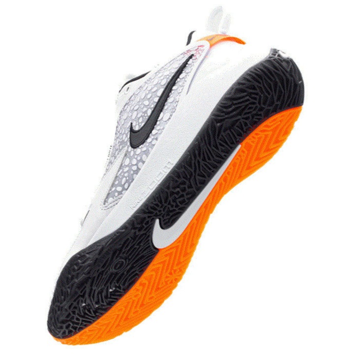 Pantofi sport barbati, Nike, Air Zoom Hyperace 3, multicolor, gri/argintiu/portocaliu, plasa poliuretan TPU