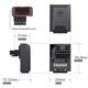 Adaptor 12+4PIN 90° pentru placa grafica PCI-E5.0, 450W, negru