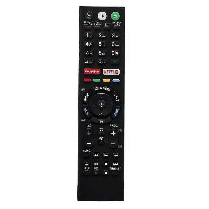 TV távirányító RMF-TX310E, kompatibilis Sony, ABS anyag, 28x13.5x5cm, új