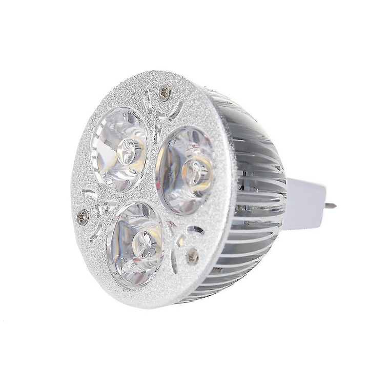 Bec MR16 3W 12-24V LED lumina calda