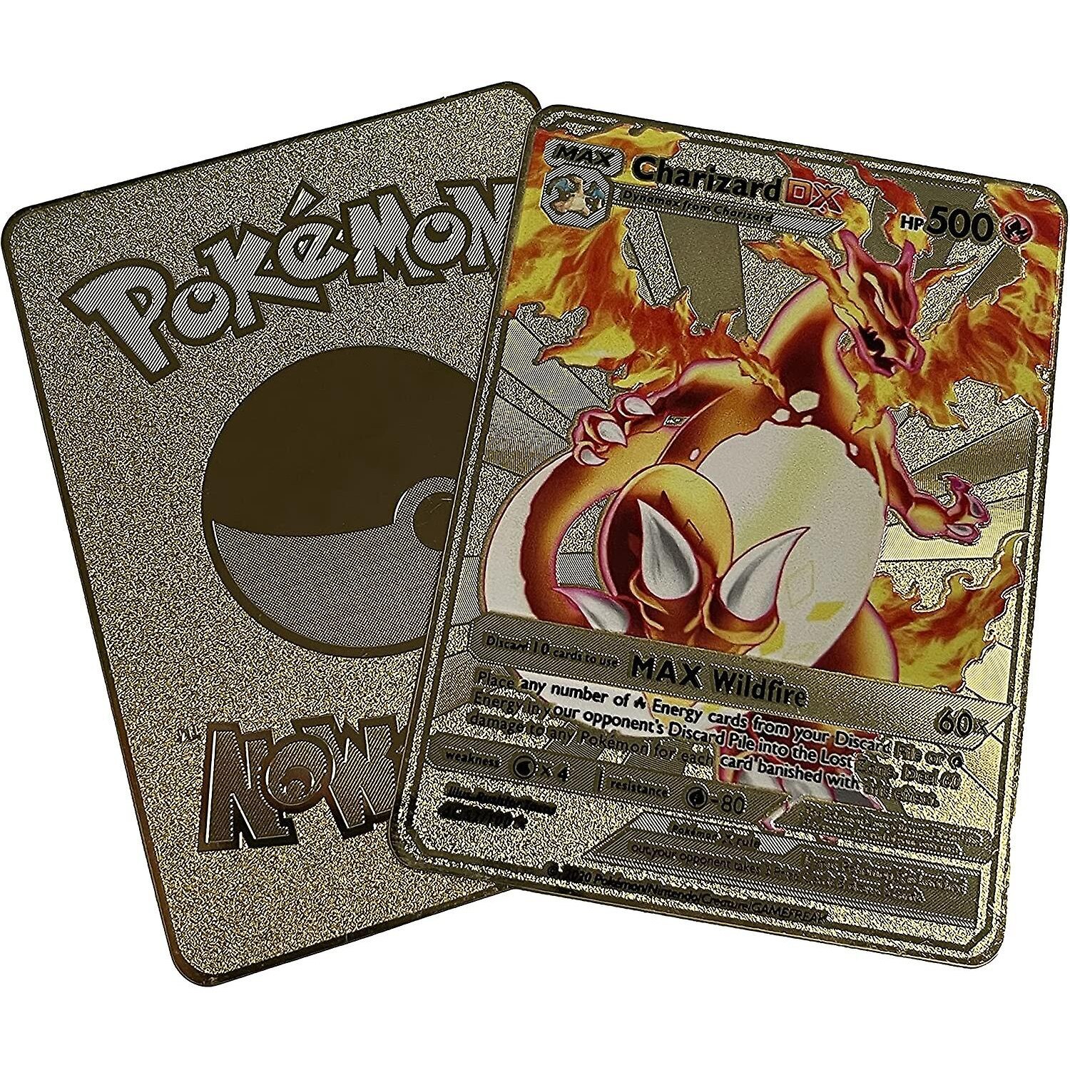 pokemon charizard dx metal card Black    Charizard DX,