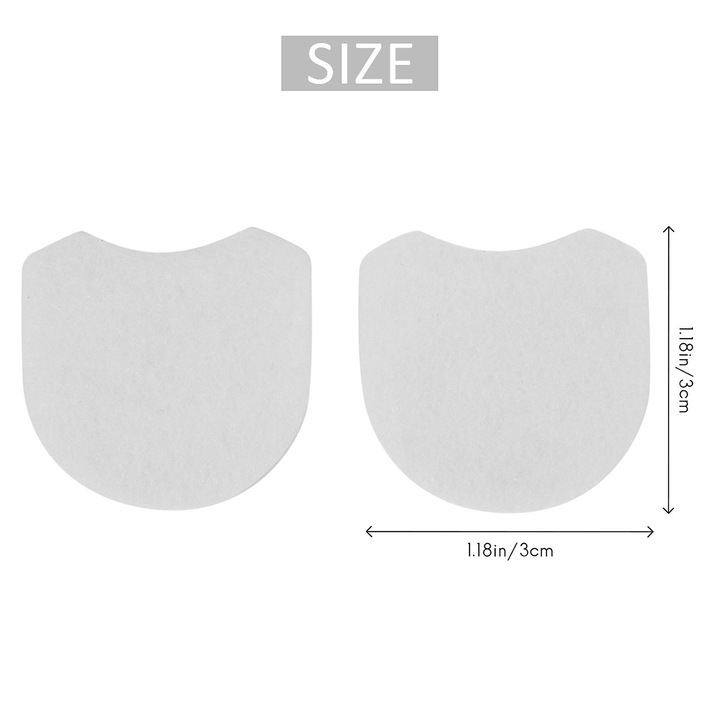 Set 20 filtre CPAP, compatibile cu ResMed Air Mini, alb, 3x3cm