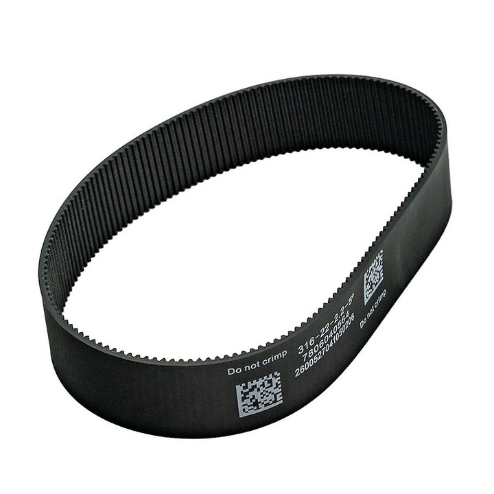 Kormányrendszer szíj Range Evoque 2011-2019-hez, fekete, gumi