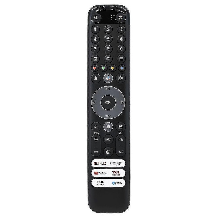 Rc833 távirányító Tcl 2023 C745 C845 televíziókhoz, akkumulátor nélkül