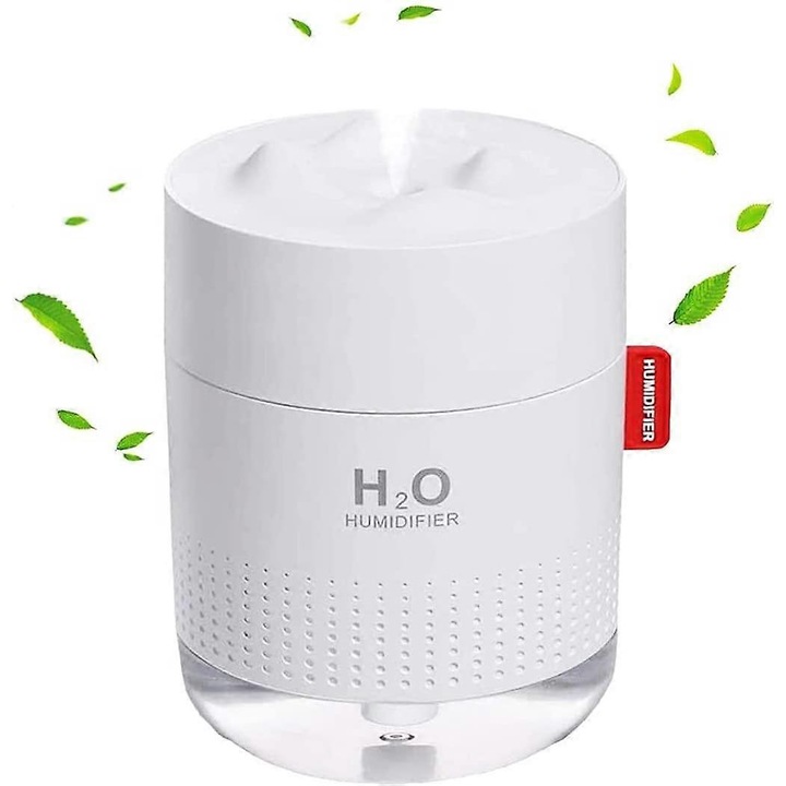 Növény párásító, 500ml, állítható köd üzemmód, éjszakai fény, csendes működés