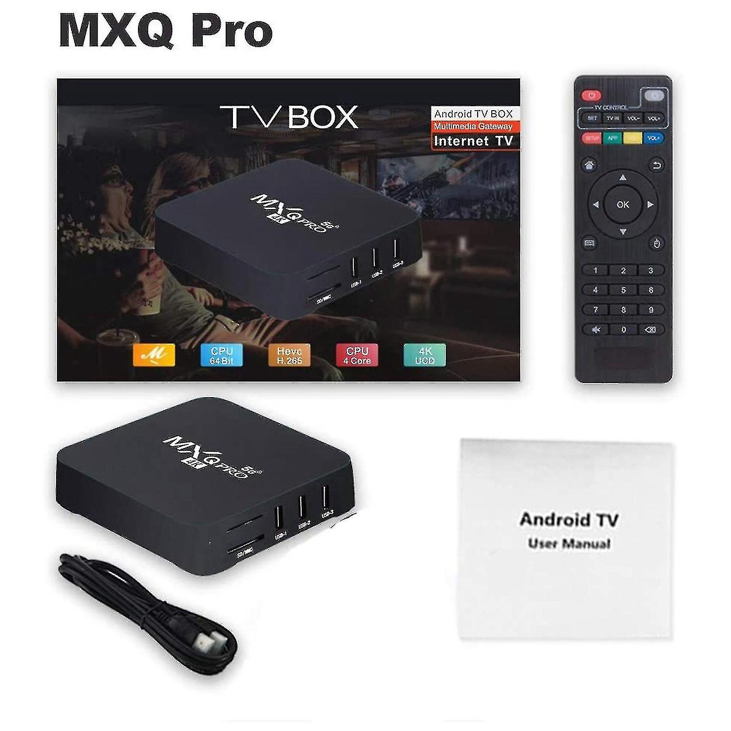 Mini PC Android TV Box, 4GB RAM, 32GB ROM, 4K, negru - eMAG.ro