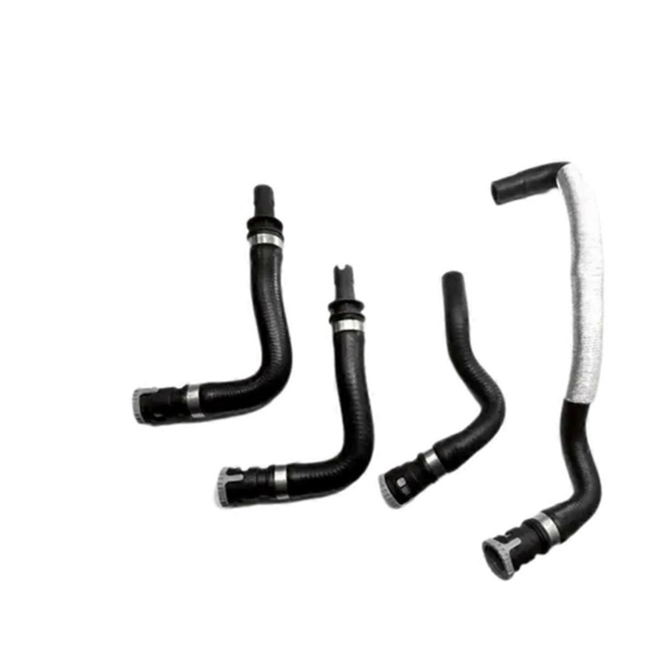 4 darab bemeneti és kimeneti tömlő autófűtéshez, fekete, S40 V50 C70 2004-2010 modellekhez