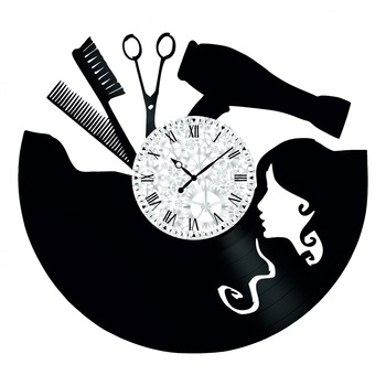 Ceas de perete Vintage din Vinyl - Revival Vinyl Wall Clock Coafor Ceas de perete Vintage din Vinyl - Revival Vinyl Wall Clock Coafor