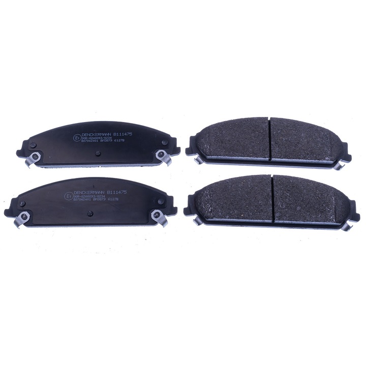 Denckermann fékbetétek, 18,4x183,3x54,7mm, akusztikus kopásjelzővel