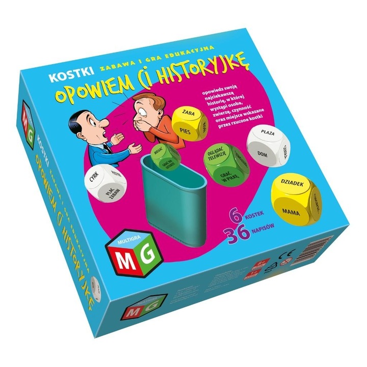 Joc educativ, 6 zaruri, Multigra, limba poloneza