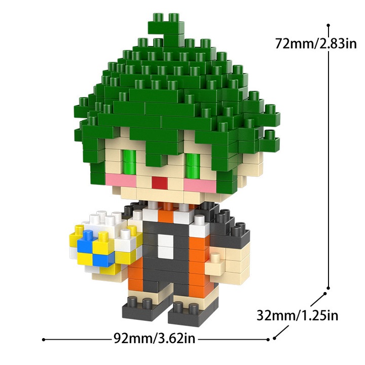 Set construcție mini bloc de volei ZUOXIA, 100 piese, detalii precise, multicolor