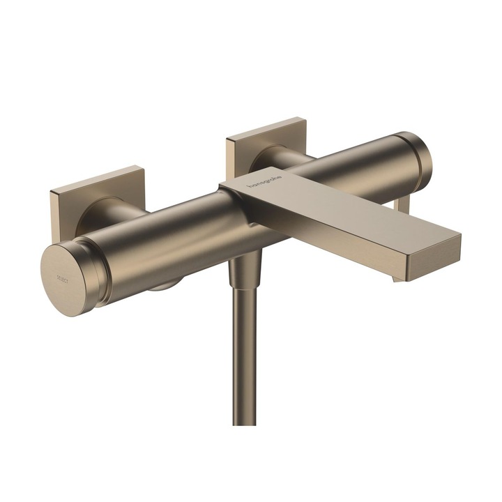 Hansgrohe Tecturis E - Смесител за вана, полиран бронз 73420140