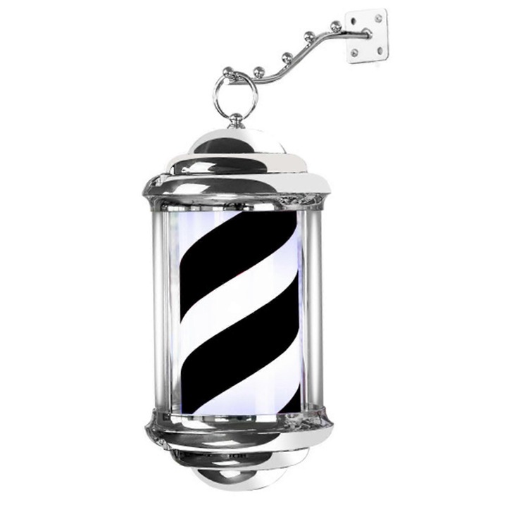 Lampa LED rotativa pentru frizerie, 32x15cm, design elegant, impermeabil