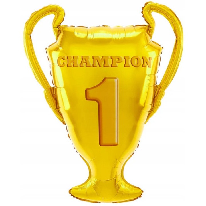 Fólia lufi Kupa, PARTYPAL, 66x83cm, metál arany, 1 darab