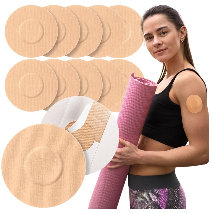 Védő Tapaszok Diabetikus Szenzorra Kerek Reestyle Libre Tartós 10 db ERŐS