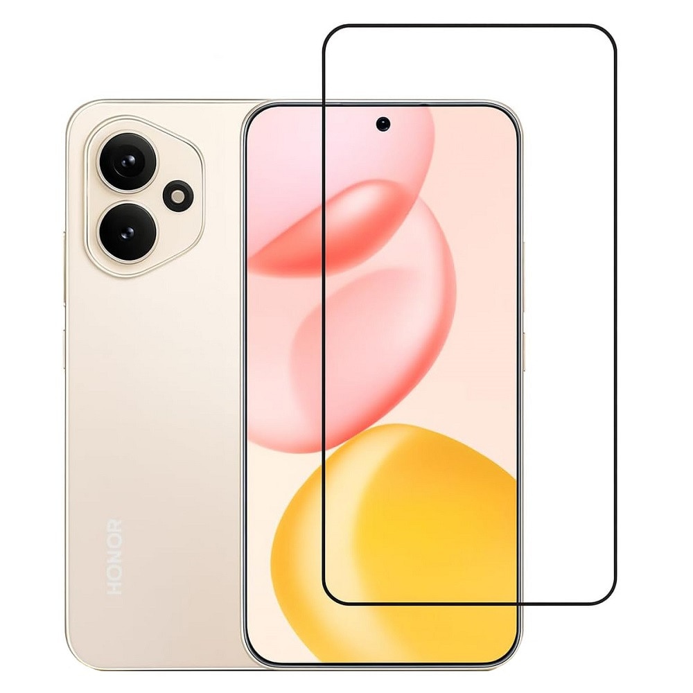 Folie de sticlă compatibilă Honor 400 5G, pentru ecran, 5D, călită, curbată, cu ramă neagră