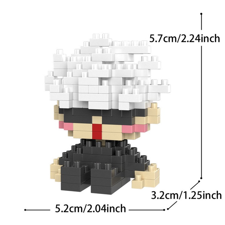 Използвайки изискани блокове от микрочастици, Q-модели на герои, потапящо изживяване при сглобяване и декориране, колекция за любители на блокове