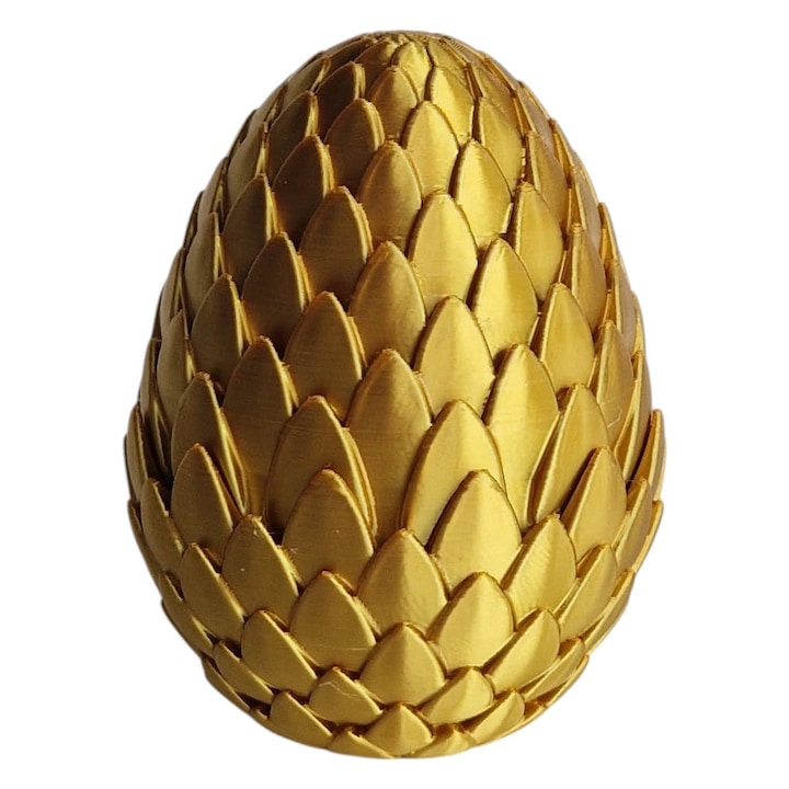 Figurina Dragon Egg, 3DONE MODELS, 2 piese, culori strălucitoare, 9cm