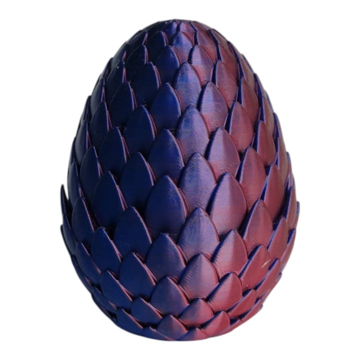 Figurina Dragon Egg, 3DONE MODELS, 2 piese, culori strălucitoare, 9cm