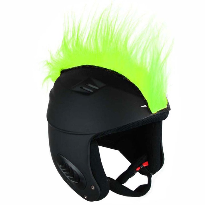 Accesoriu casca ski/snowboard Brizza, Creasta Punk - verde