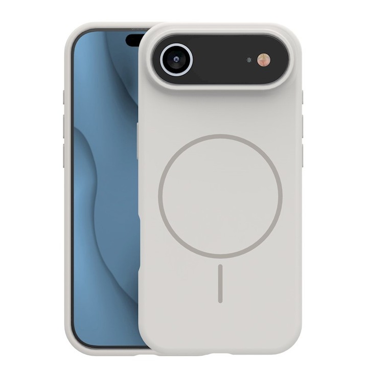 Калъф BzStore за iPhone 17 Air, Тънък magsafe, Сив