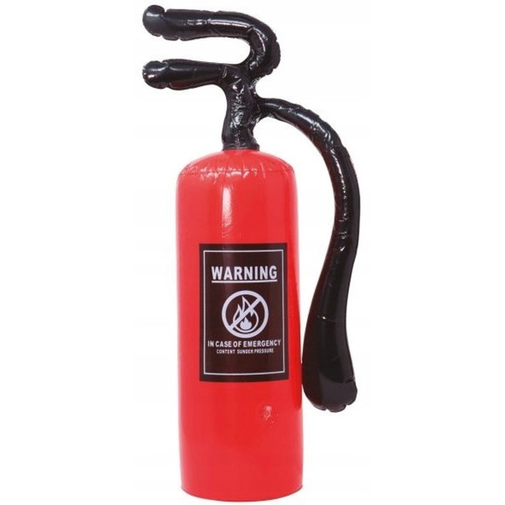 Extintor gonflabil pentru carnaval, Fiestas Guirca, 55cm, rosu