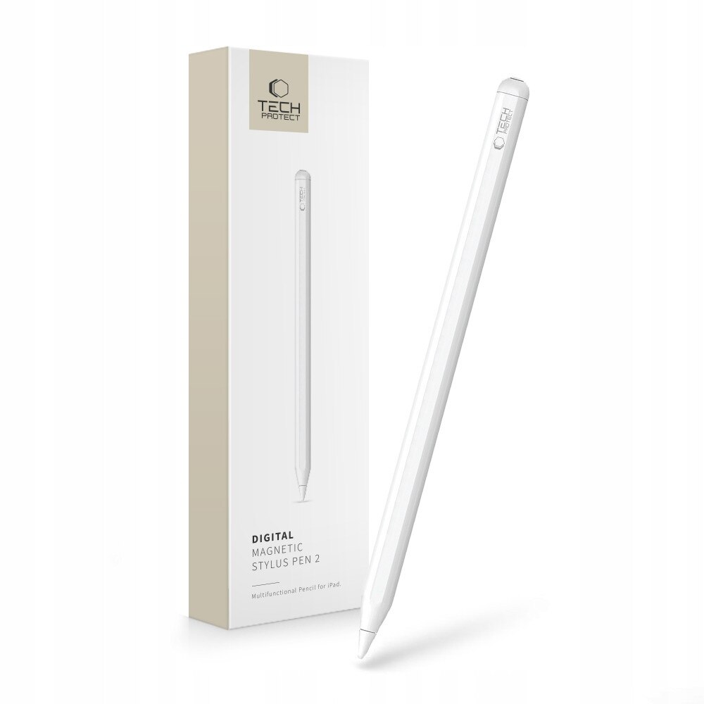 Stylus digital Tech-Protect 2, alb, 166x9mm, incarcare inductiva
