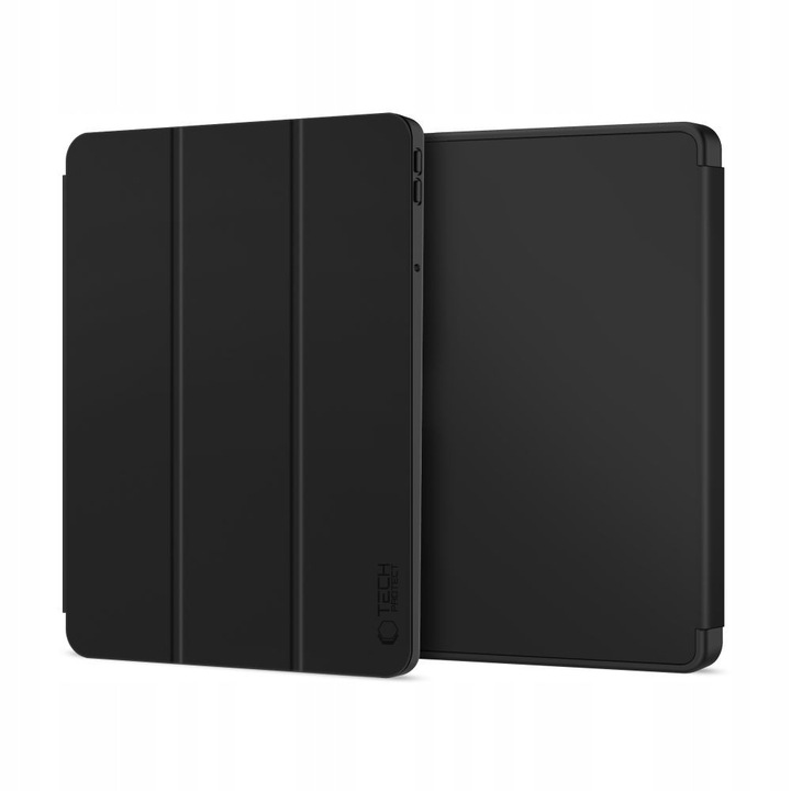 Husa SmartCase Pen si 2 Sticle Temperate Tech-Protect pentru Lenovo Idea Tab / K11 Gen 2 11", Negru