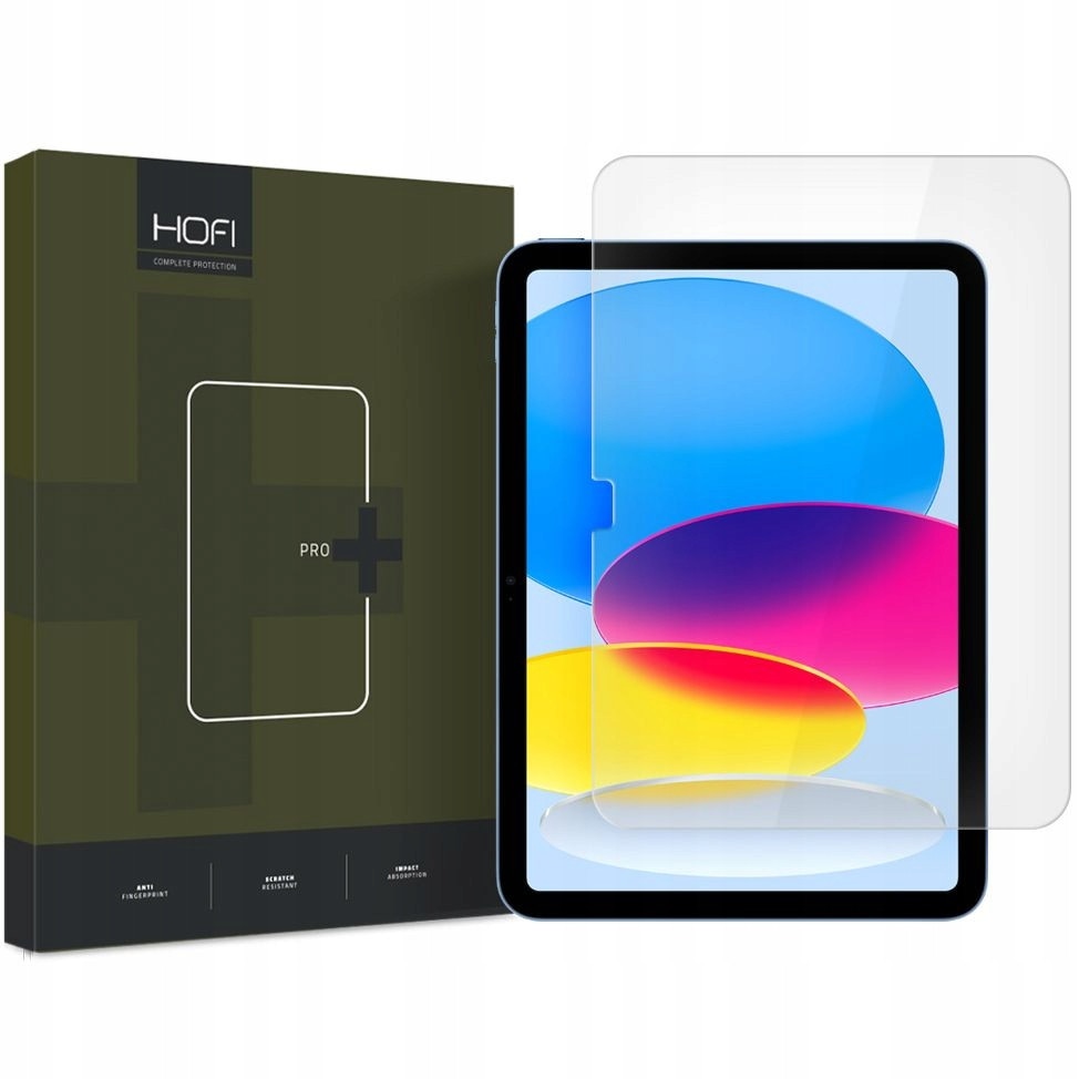 Etui Tech-Protect SC Pen Hybrid pentru iPad 10.9" 10/2022 si 11" 11/2025, Sky Blue + Sticla Hofi Glass Pro+ 245x176mm
