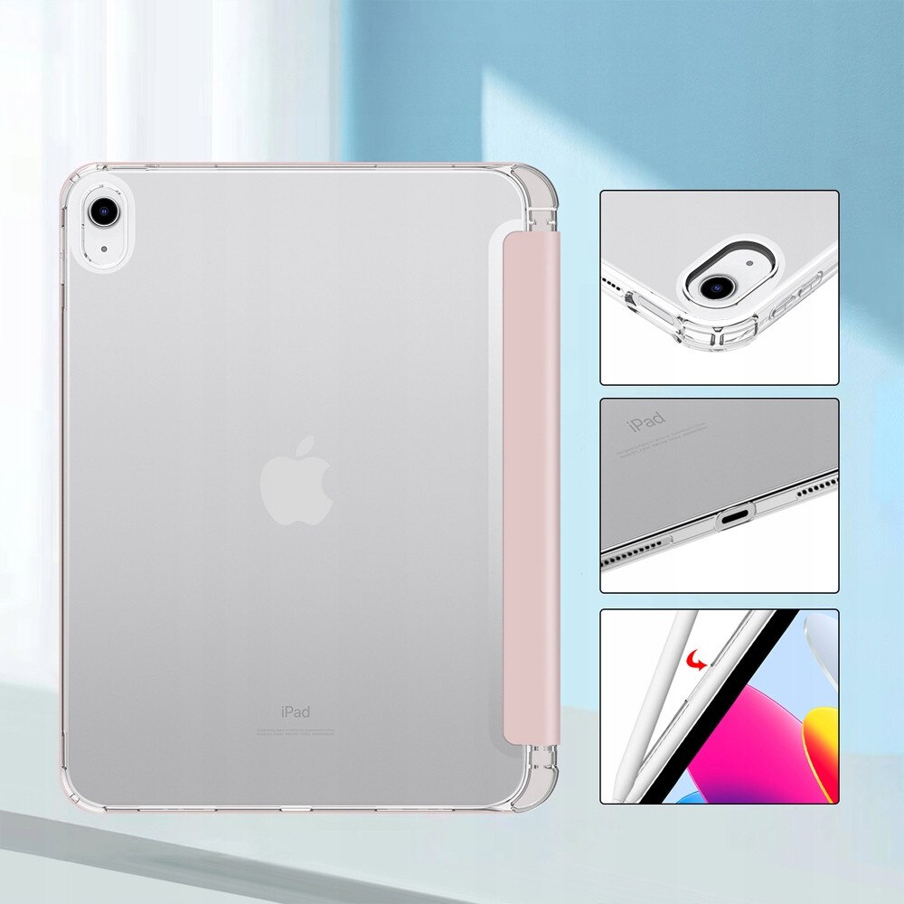 Husa tableta, TECH-PROTECT, pentru iPad 10.9" 2022 / 11" 2025, roz + Sticla Hofi Glass Pro+