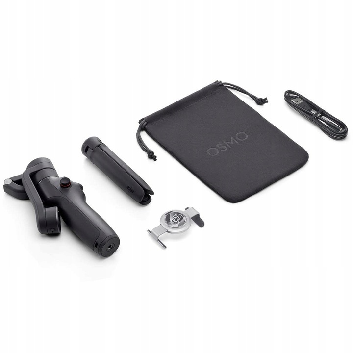 DJI Stabilizátor, Osmo Mobile 6, szürke, állványos szett, kábel