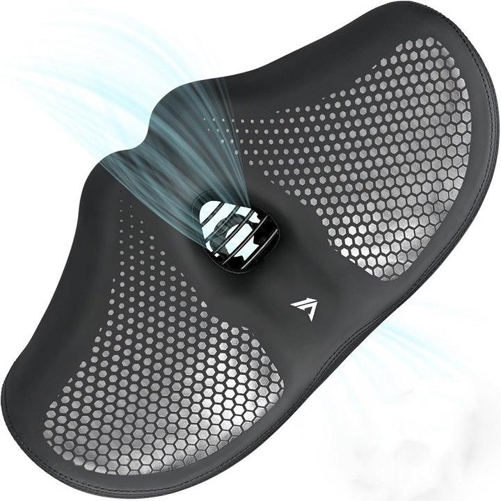 Sa Bicicleta Extra Larga KuviKoo, Spuma High-Density, Impermeabila, Negru, 320x185mm