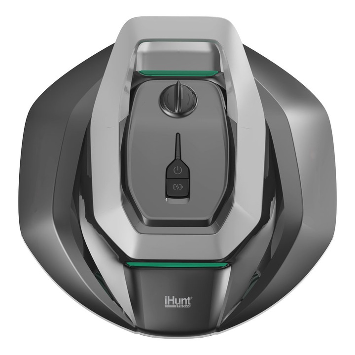 Autonóm vezeték nélküli medencetisztító robot iHunt BRO Robo Pool Cleaner P5, 2.5l tartály, 23W, 150m² fedett terület, 200µm szűrés, 5200mAh akkumulátor, 16m/perc sebesség, Automatikus parkolás, Távirányító, IPX8