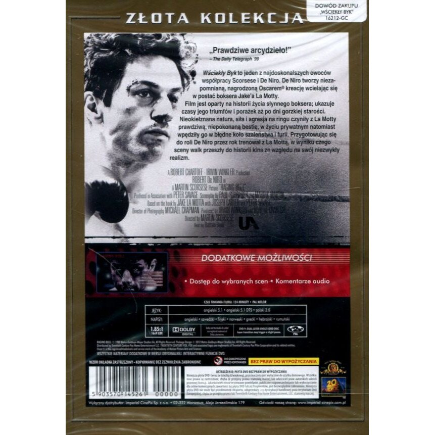 Taurul furios [DVD] - eMAG.ro