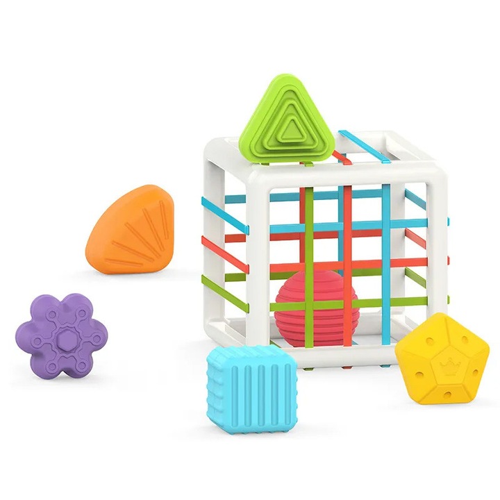 Cutie de sortare a formelor, huanger, set 6 bucăți, 1 an