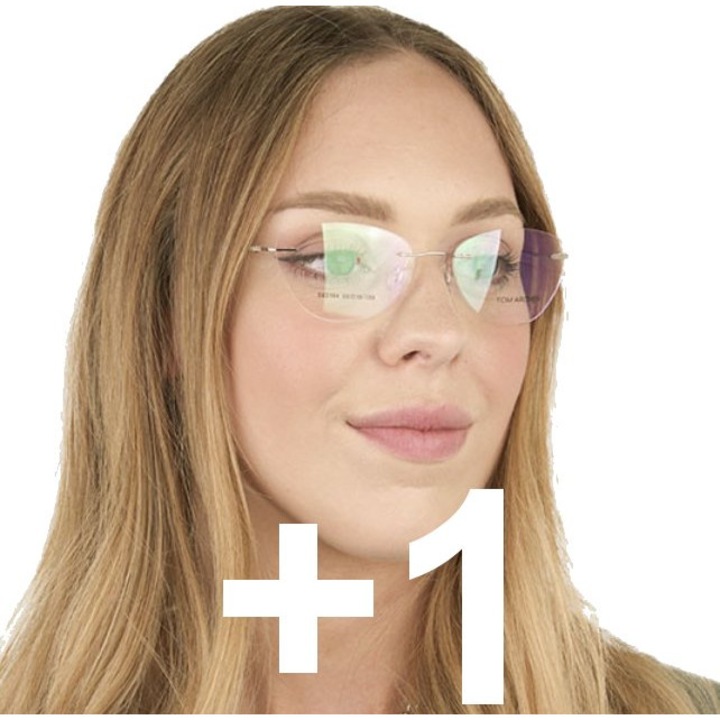 Ochelari Fara Rama Avantajele Pisicilor Pentru Lectura, OEM, Policarbonat, Hipermetropie, +1.00