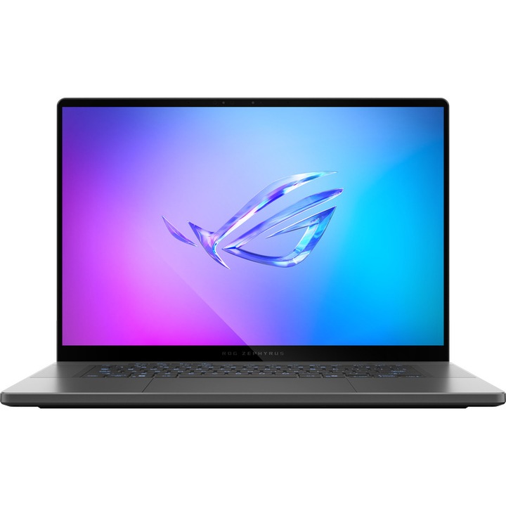ASUS ROG Zephyrus G16 OLED GU605CP Gaming laptop, Intel® Core™ Ultra 9 285H processzor, 24M gyorsítótár, akár 5.40 GHz, 16" 2.5K 240Hz G-Sync, 32GB LPDDR5X, 1TB SSD, NVIDIA GeForce RTX 5070 @8GB, Win 11 Pro, Szürke