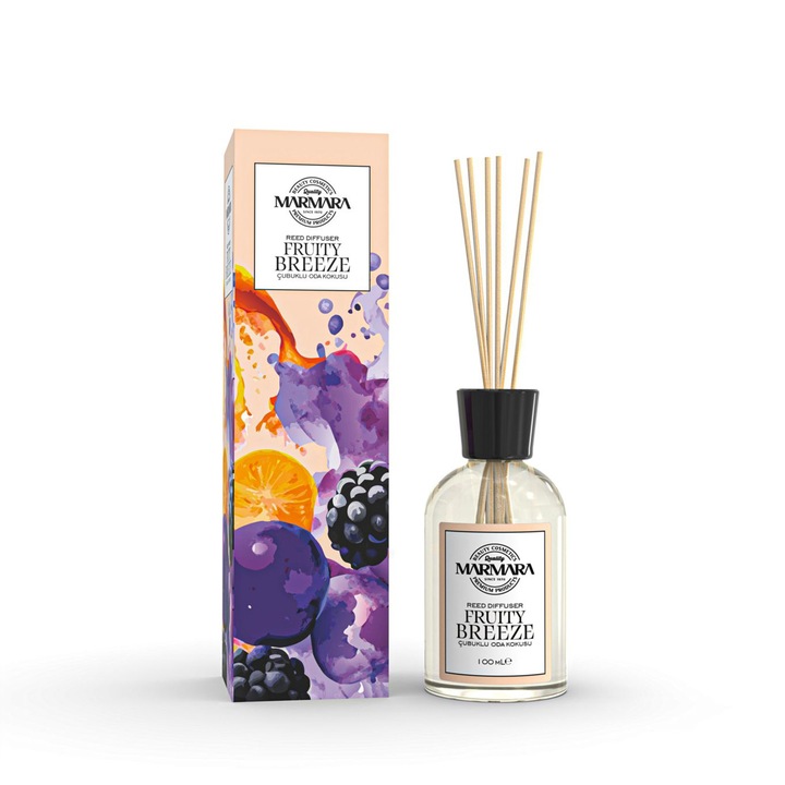 Odorizant Camera cu Betisoare Marmara Room Stick Fruity Breeze 100ml