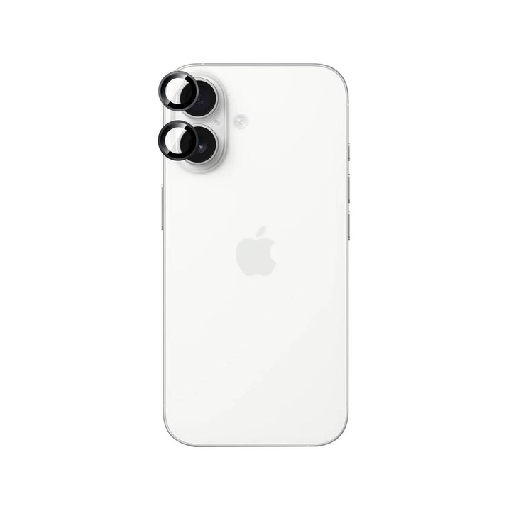 Protecție cameră sticlă securizată Dviced pentru iPhone 16/16 Plus cu aplicator