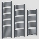 Calorifer, radiator Portprosop din otel, dimensiune: 180x50 cm, Antracit, Design Curbat, Terma