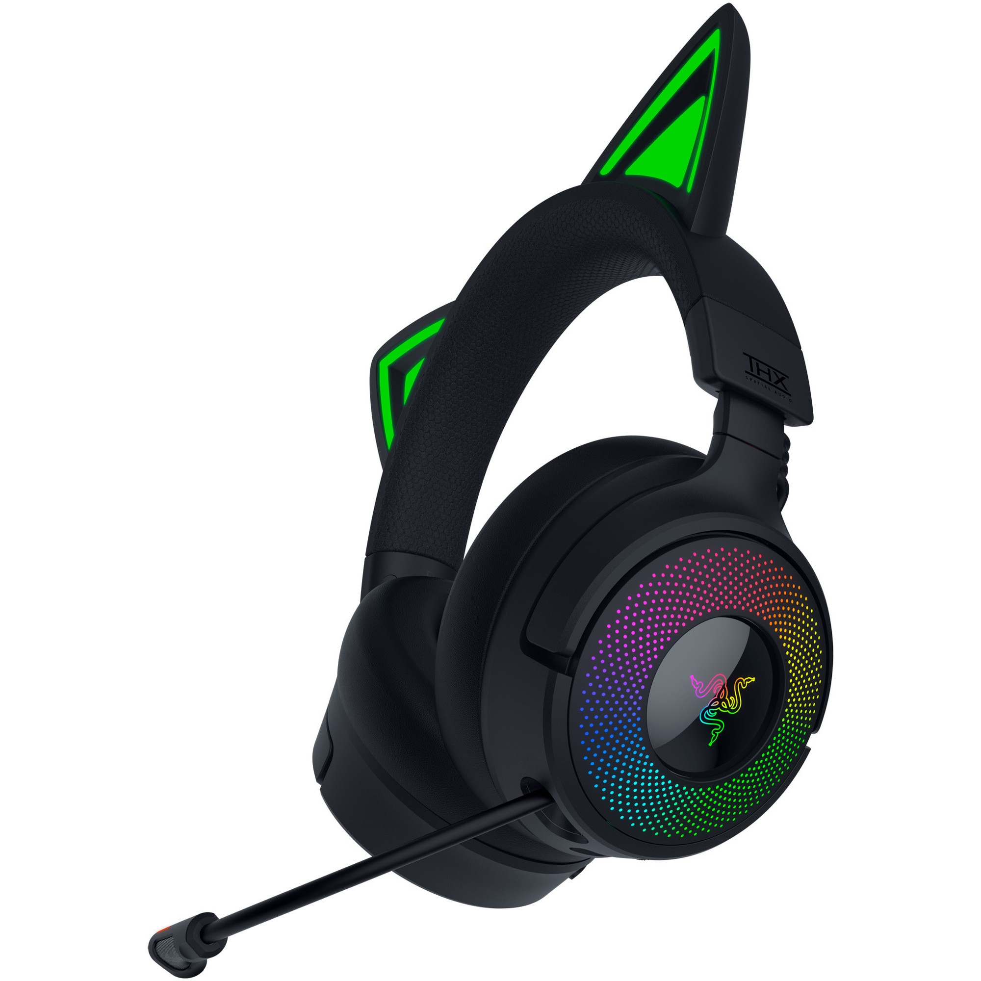 Casti wireless Razer Kraken Kitty V3 Pro, THX Spatial Audio