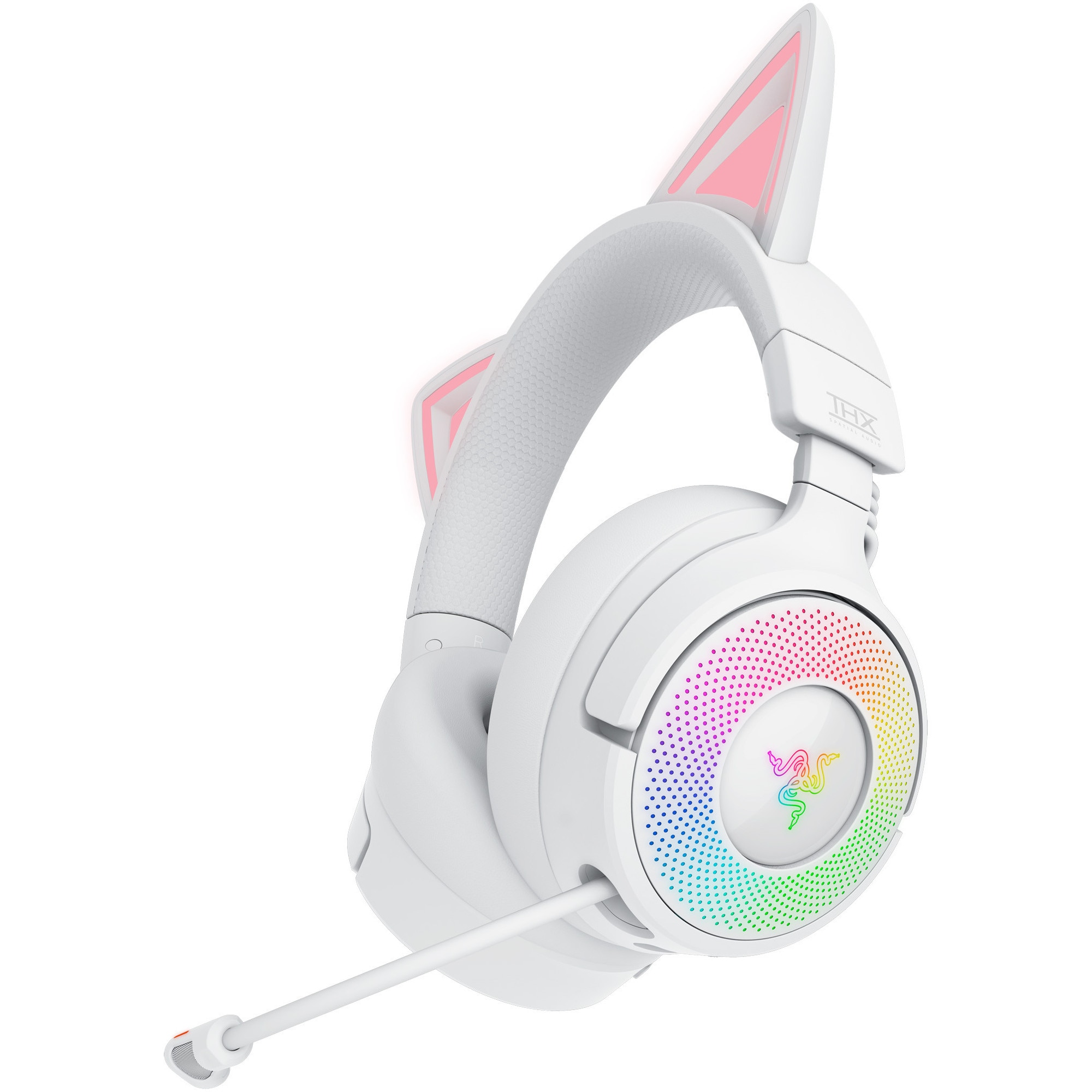 Casti wireless Razer Kraken Kitty V3 Pro, THX Spatial Audio