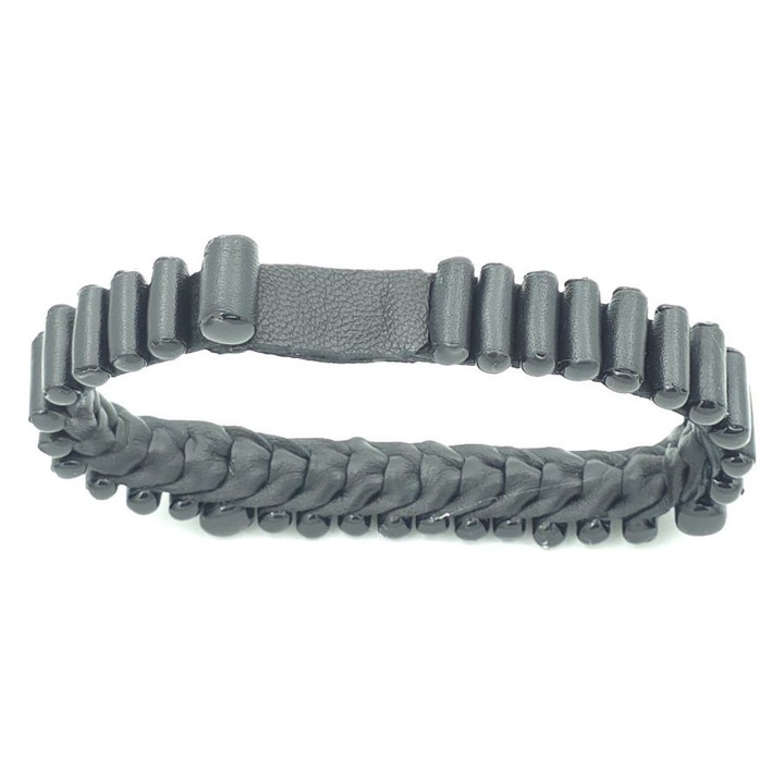 Bratara de Buzunar, piele pentru 33 trepte, Negru, 9 CM