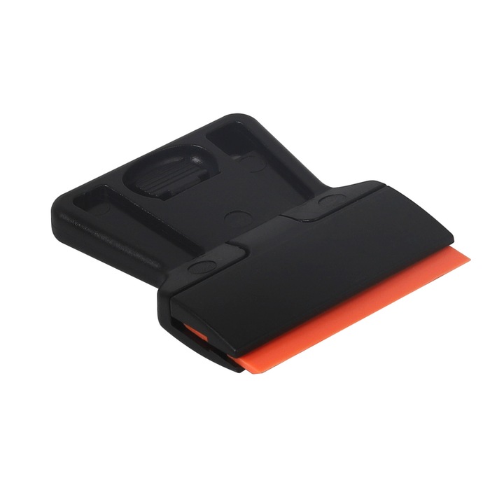 Üvegkaparó, autófóliához, mini, fekete